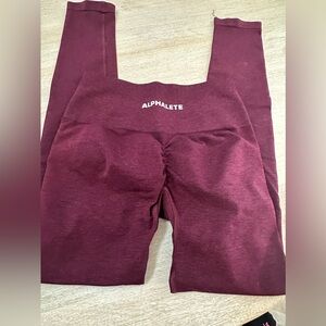 Black cherry alphalete amplify leggings Size M